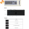 کیبورد بی سیم اچ‌پی مدل HSA-S001K - Image 9