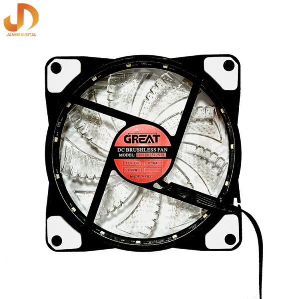 فن کیس گریت مدل RGB-green - Image 7
