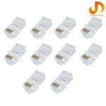 کانکتور شبکه cat5 مدل RJ45 بسته 10 عددی