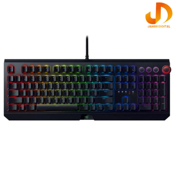 کیبورد مخصوص بازی ریزر مدل BLACKWIDOW GREEN  SWITCH (گارانتی 18 ماهه ایستا)