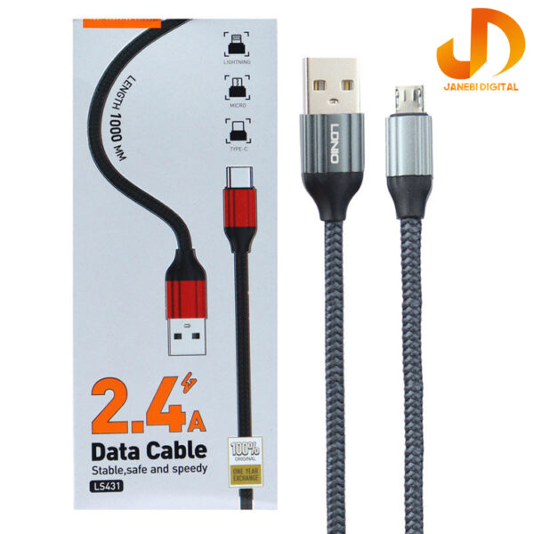 کابل microUSB الدینیو  مدل LS431 طول 1 متر - Image 3