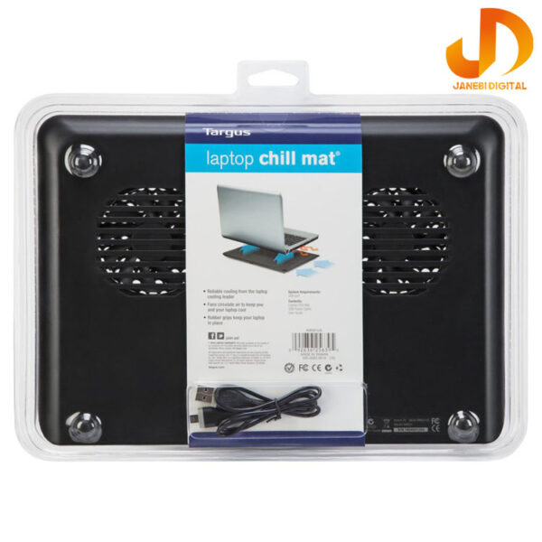پایه خنک کننده لپ تاپ تارگوس مدل Dual Fan استوک - Image 4