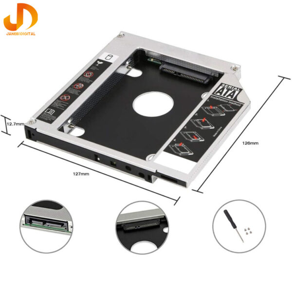 ⦁	براکت هارد مدل hdd caddy 9.5(slim) - Image 4