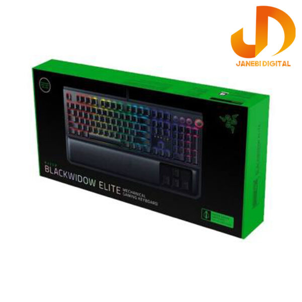 کیبورد مخصوص بازی ریزر مدل BLACKWIDOW GREEN  SWITCH (گارانتی 18 ماهه ایستا) - Image 4