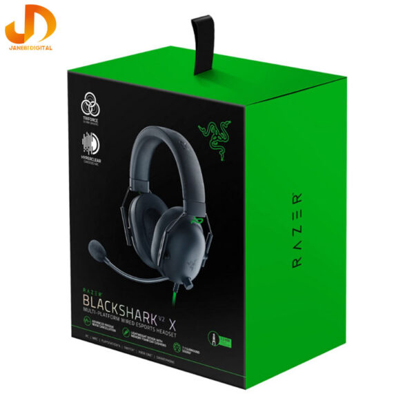 هدست مخصوص بازی ریزر مدل RAZER Headset Blackshark V2 X(گارانتی 18 ماهه گرین) - Image 5
