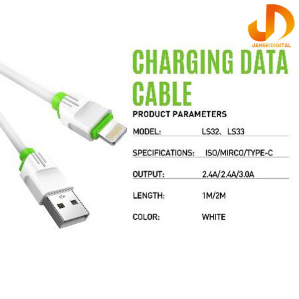کابل لایتنینگ الدینیو مدل LS33 طول 2 متر - Image 9