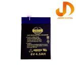 باتری یو پی اس 6 ولت 4.5 آمپر ساعت ایبیزا مدل 2022