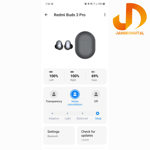 هدفون بی سیم شیائومی مدل نسخه گلوبال Redmi Buds 3 pro - Image 11