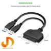 مبدل USB 3.0 به SATA مدل 4TBY - Image 4