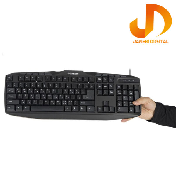 کیبورد و ماوس گرین مدل 305-GKM با حروف فارسی - Image 7