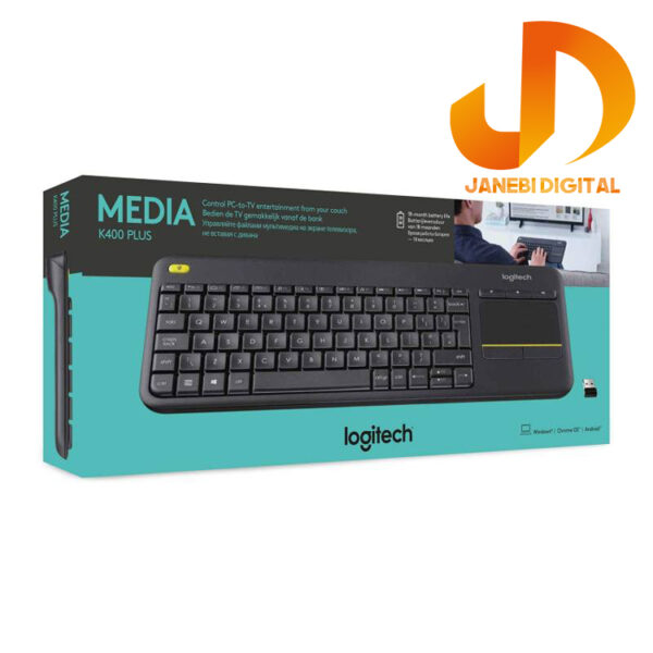 کیبورد بی سیم لاجیتک مدل K400 Plus - Image 6