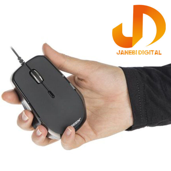 کیبورد و ماوس گرین مدل 305-GKM با حروف فارسی - Image 9