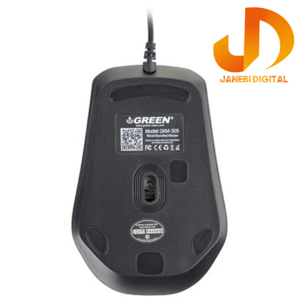 کیبورد و ماوس گرین مدل 305-GKM با حروف فارسی - Image 10