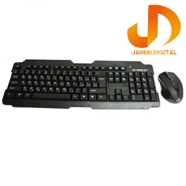 کیبورد و ماوس بی سیم ایکس پی-پرواکت مدل XP-W4400B با حروف فارسی - Image 3