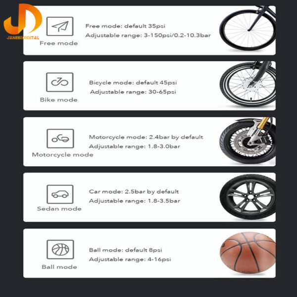 پمپ باد شیائومی مدل air compressor-1s نسخه گلوبال اورجینال - Image 5