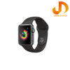 ساعت هوشمند اپل واچ سری 3 38mm Aluminum Case with Black Sport Silicon Band