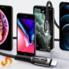 کابل تبدیل C-USB به لایتنینگ یوسمز مدل U63 PD 20W طول 1.2 متر - Image 10