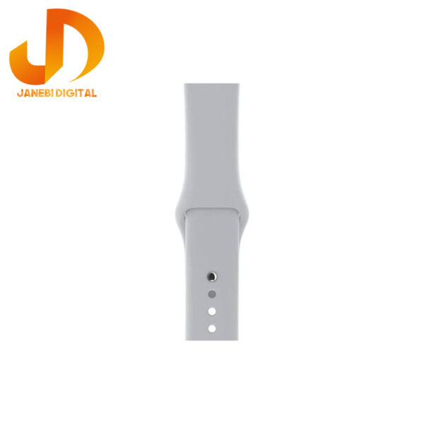ساعت هوشمند اپل واچ 3 مدل 42mm Aluminum Case with  Black Sport Silicon Band - Image 14