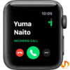 ساعت هوشمند اپل واچ سری 3 38mm Aluminum Case with Black Sport Silicon Band - Image 14
