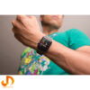 ساعت هوشمند اپل واچ سری 3 38mm Aluminum Case with Black Sport Silicon Band - Image 17