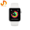 ساعت هوشمند اپل واچ سری 3 38mm Aluminum Case with Black Sport Silicon Band - Image 2