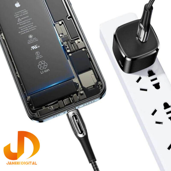 کابل تبدیل C-USB به لایتنینگ یوسمز مدل U63 PD 20W طول 1.2 متر - Image 4