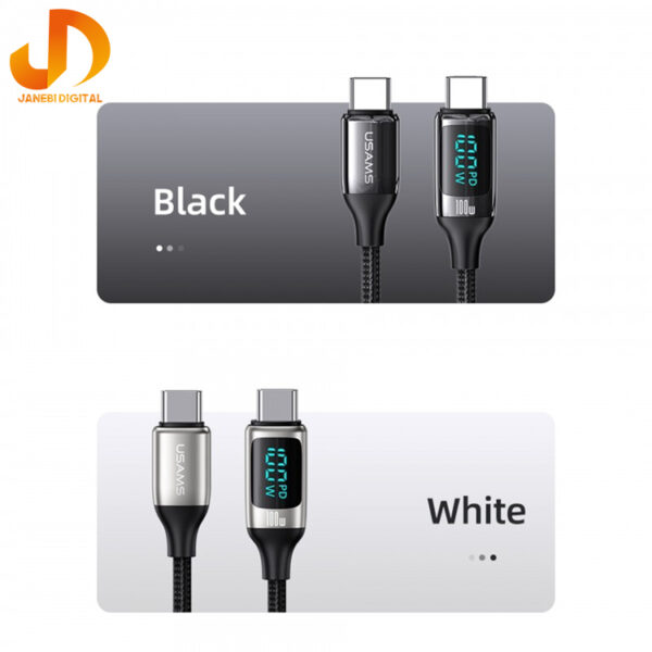 کابل تبدیل USB-C به USB-C یوسمز مدل Sj546 طول 1.2 متر - Image 4