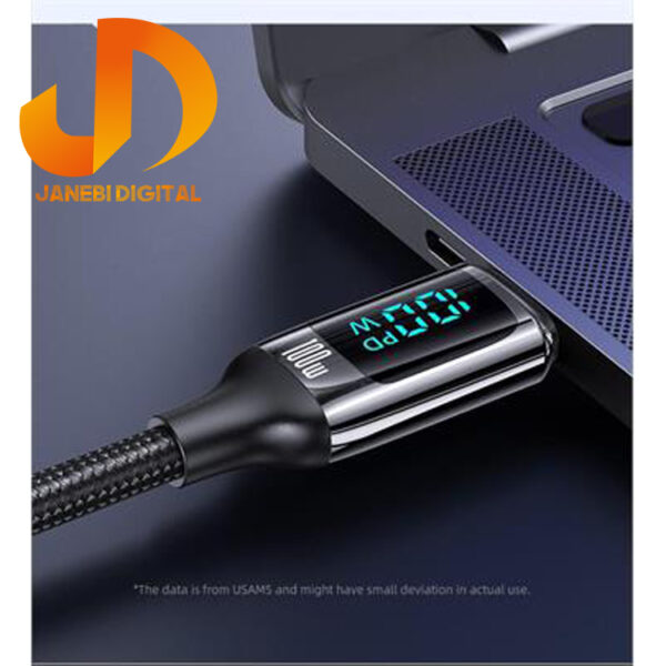 کابل تبدیل USB-C به USB-C یوسمز مدل Sj546 طول 1.2 متر - Image 6