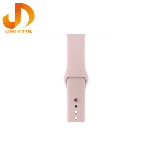 ساعت هوشمند اپل واچ سری 3 38mm Aluminum Case with Black Sport Silicon Band - Image 8