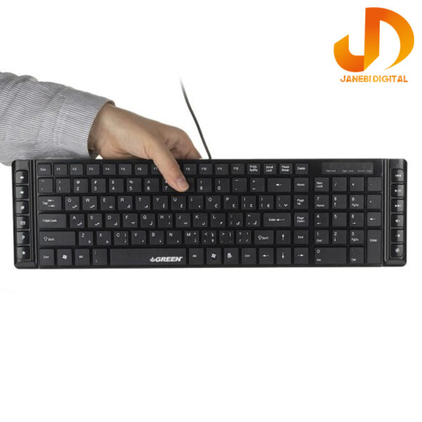 کیبورد گرین GK-301 باحروف فارسی - Image 3