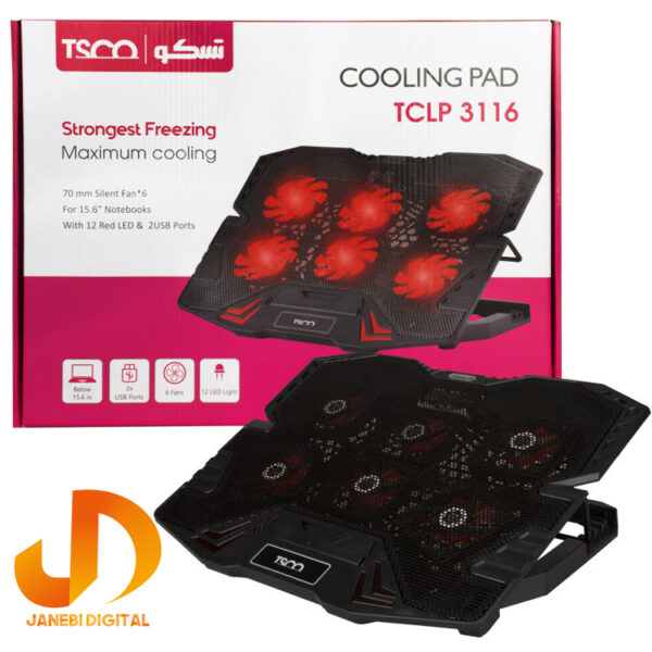 پایه خنک کننده لپ تاپ تسکو مدل TCLP 3116 - Image 10