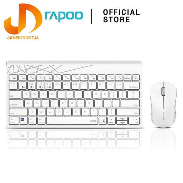 کیبورد و ماوس بی سیم رپو مدل M8000 - Image 4