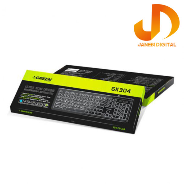 کیبورد سیمی Green مدل GK304 - Image 4