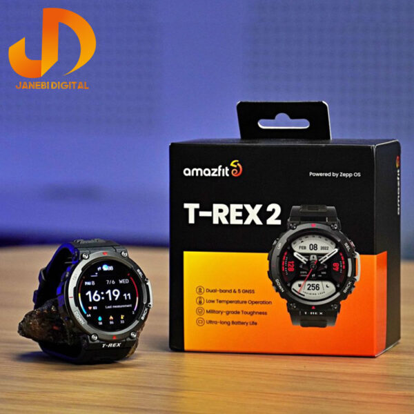 ساعت هوشمند امیزفیت مدل T-rex 2 نسخه گلوبال (گارانتی 12 ماهه ) - Image 6