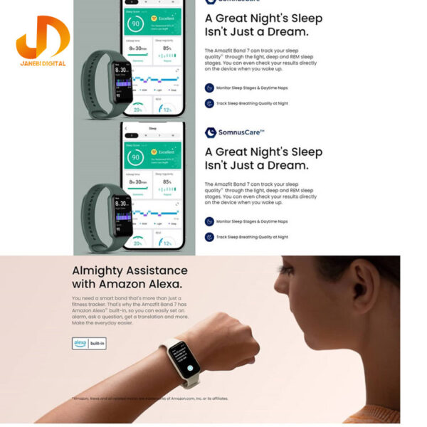مچ بند هوشمند شیائومی مدل Amazfit Band7 - Image 8