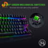 کیبورد مخصوص بازی ریزر مدل Blackwidow V3 TenKeyless Green Switches (گارانتی 18 ماهه گرین) - Image 6