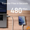 کابل USB-C انکر مدل A8852H11 طول 0.9 متر - Image 4