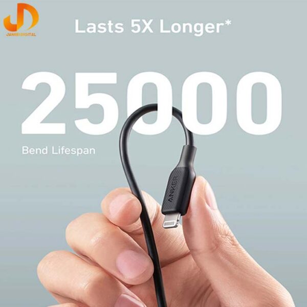 کابل تبدیل USB به لایتنینگ انکر مدل Anker PowerLine A8812 طول 0/9 متر - Image 9