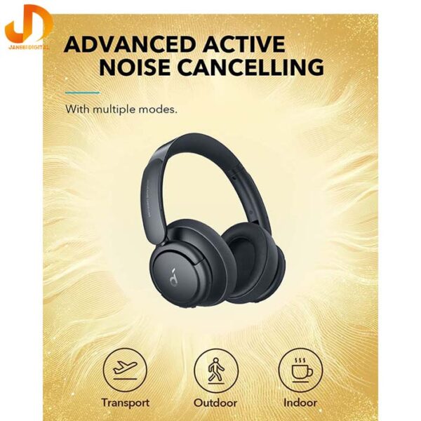 هدست بلوتوثی انکر مدل SoundCore Life Q35 (گارانتی 24 ماهه جانبی همراه) - Image 15