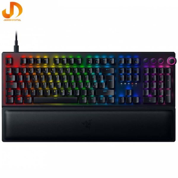 کیبورد مخصوص بازی ریزر مدلRAZER Keyboard Blackwidow V3 Pro GreenSwitch (گارانتی 18 ماهه ایستا) - Image 8