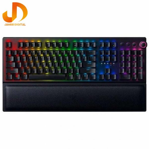کیبورد مخصوص بازی ریزر مدلRAZER Keyboard Blackwidow V3 Pro GreenSwitch (گارانتی 18 ماهه ایستا) - Image 3