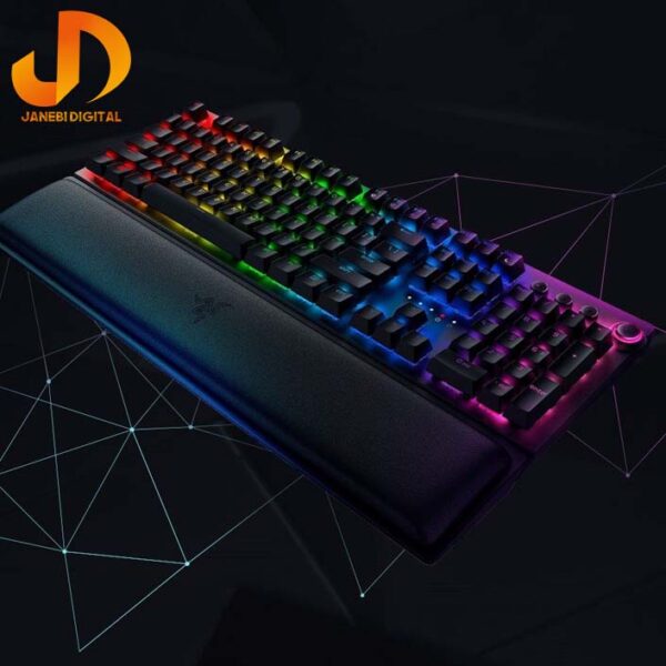 کیبورد مخصوص بازی ریزر مدلRAZER Keyboard Blackwidow V3 Pro GreenSwitch (گارانتی 18 ماهه ایستا) - Image 4