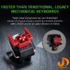 کیبورد ریزر مدل  (Huntsman Mini Linear Optical Switch(RED (گارانتی 18 ماهه ایستا) - Image 5