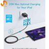 شارژر دیواری ۲۰ وات انکر مدل Anker Select Charger 20W A2347L21 دوپین (گارانتی 24 ماهه جانبی همراه) - Image 2