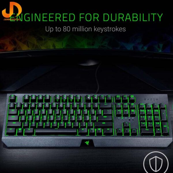 کيبورد گیمینگ ريزر Razer BlackWidow Essential Green Switch(گارانتی 18 ماه گرین) - Image 6