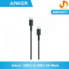 کابل شارژ سریع USB-C انکر Anker Powerline Select+ USB-C to USB-C Cable A8033H11(گارانتی 24 ماهه شرکتی)1.8 متر