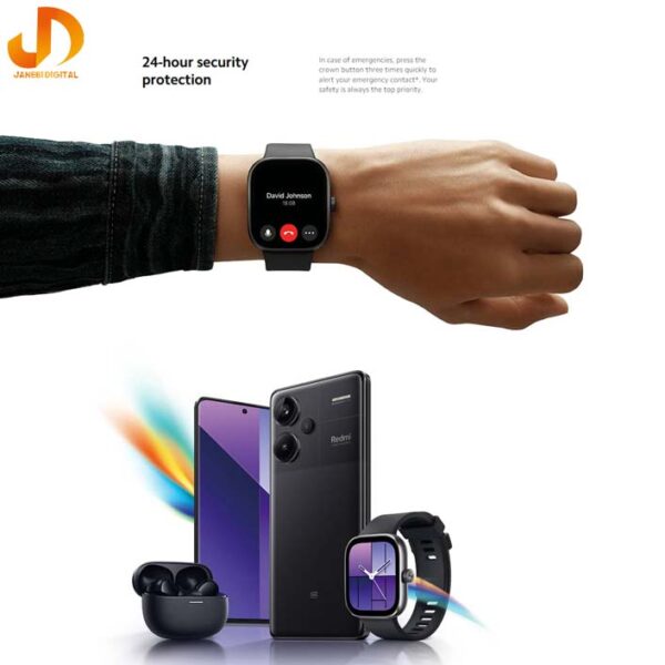 ساعت هوشمند شیائومی مدل Redmi Watch 4 نسخه گلوبال (گارانتی 24 ماهه جانبی همراه) - Image 24