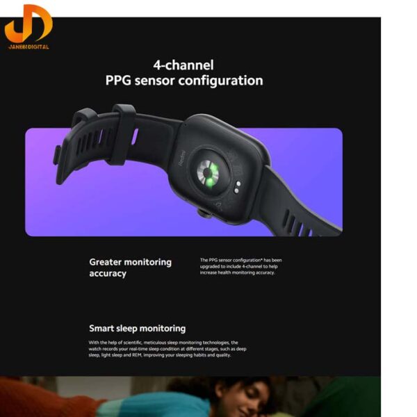 ساعت هوشمند شیائومی مدل Redmi Watch 4 نسخه گلوبال (گارانتی 24 ماهه جانبی همراه) - Image 4