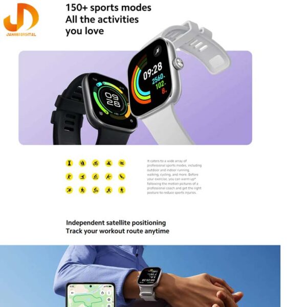ساعت هوشمند شیائومی مدل Redmi Watch 4 نسخه گلوبال (گارانتی 24 ماهه جانبی همراه) - Image 3