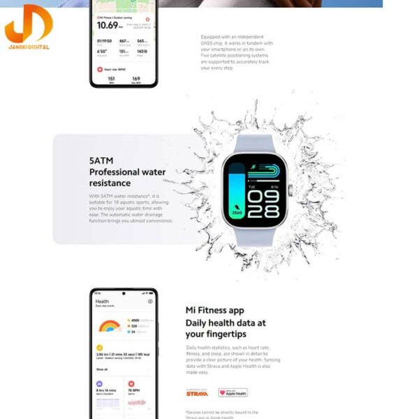 ساعت هوشمند شیائومی مدل Redmi Watch 4 نسخه گلوبال (گارانتی 24 ماهه جانبی همراه) - Image 25